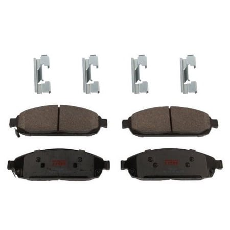 TRW TPC1080 Premium Ceramic Front Disc Brake Pad Set Fits select: 2005-2007 JEEP GRAND CHEROKEE, 2006-2010 JEEP COMMANDER