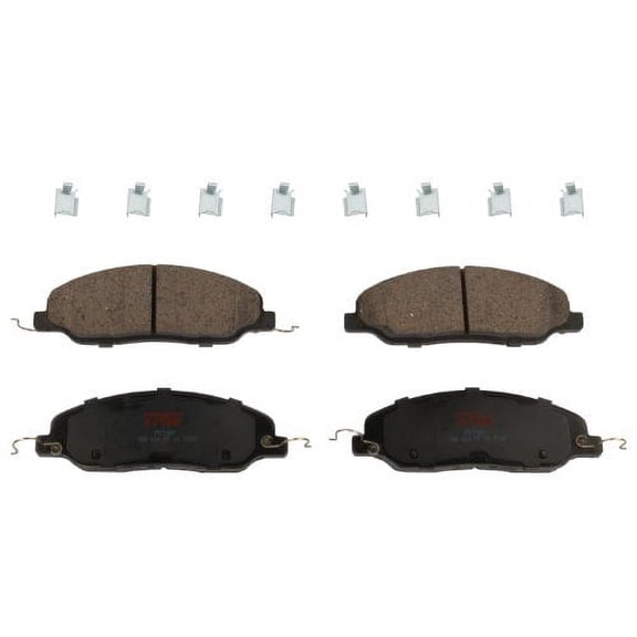 TRW TPC1081 Premium Ceramic Front Disc Brake Pad Set Fits select: 2005-2010 FORD MUSTANG