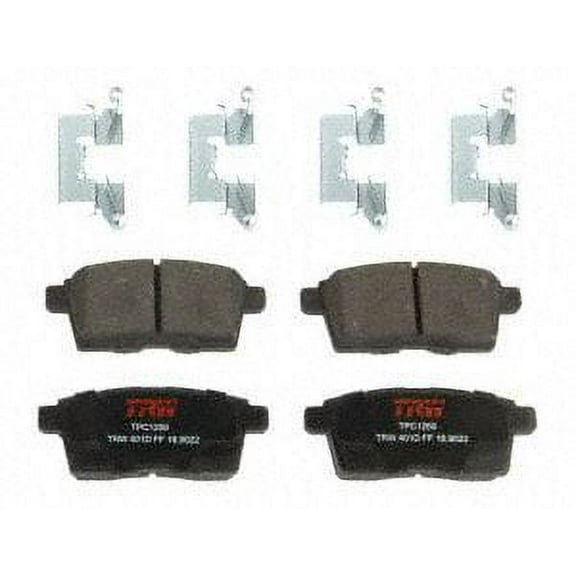 TRW TPC1259 Premium Ceramic Rear Disc Brake Pad Set Fits select: 2007-2010 FORD EDGE, 2007-2012 MAZDA CX-7