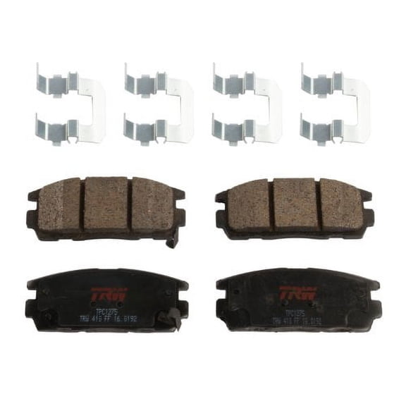 TRW TPC1275 Premium Ceramic Rear Disc Brake Pad Set Fits select: 2007-2017 CHEVROLET EQUINOX, 2010-2017 GMC TERRAIN