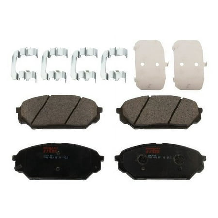 TRW TPC1301 Premium Ceramic Front Disc Brake Pad Set Fits select: 2007-2012 HYUNDAI VERACRUZ