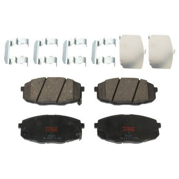 TRW TPC1397 Premium Ceramic Front Disc Brake Pad Set Fits select: 2014-2016 KIA SOUL, 2010 HYUNDAI ELANTRA TOURING