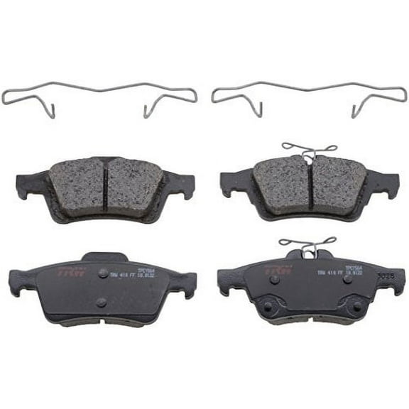 TRW TPC1564 Premium Ceramic Rear Disc Brake Pad Set Fits select: 2013-2016 FORD ESCAPE, 2012 FORD FOCUS