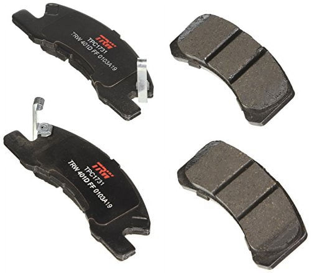 TRW TPC1731 Premium Ceramic Rear Disc Brake Pad Set Fits select 2014