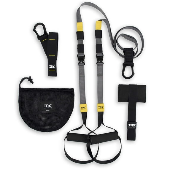 TRX Fit System Suspension Trainer, Fire-Resistant, Includes Door Anchor, Workout Guide