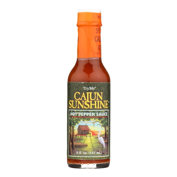 TRY ME - Cajun Sunshine Hot Pepper Sauce - 5 Oz, Case of