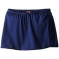 thumbnail image 1 of TRY NEW Navy Blue Womens Size 6 Pull-On Swim Skort Bikini Bottom, 1 of 2