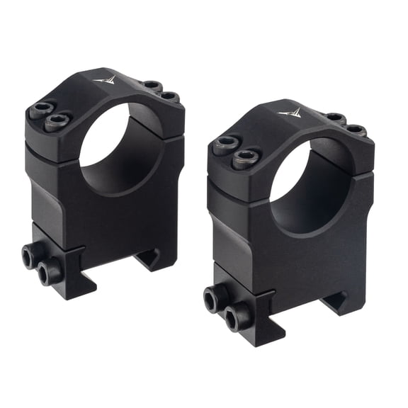 TRYBE Optics Advanced Scope Rings, 1 inch, High, Black