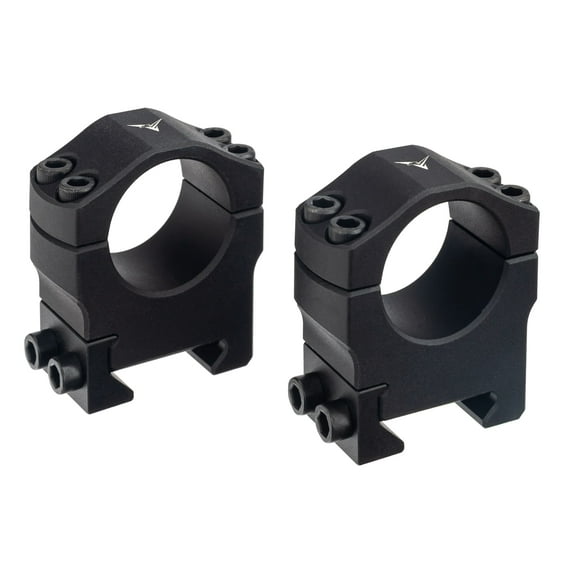 TRYBE Optics Advanced Scope Rings, 1 inch, Medium, Black