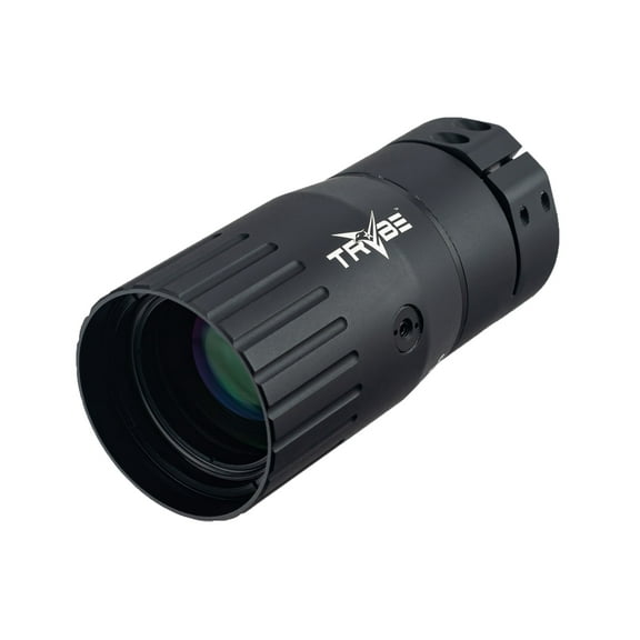TRYBE Optics Enhancer Scope Magnification Doubler, 2x40mm, 34 mm Tube Mount, Black