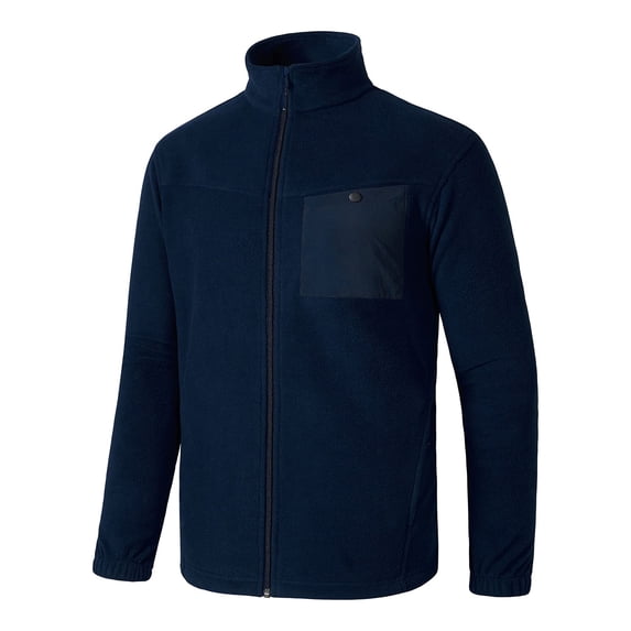 TRYSIL Men's Polar Fleece Jacket Full-Zip Warm Windproof Outdoor Coat