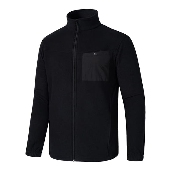 TRYSIL Men's Polar Fleece Jacket Full-Zip Warm Windproof Outdoor Coat