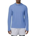 thumbnail image 1 of TRYSIL Men's Athletic Hoodies Long Sleeve Fishing Lightweigh Pullover Shirts UPF 50+ Sun Protection Shirts Rash Guards, 1 of 6