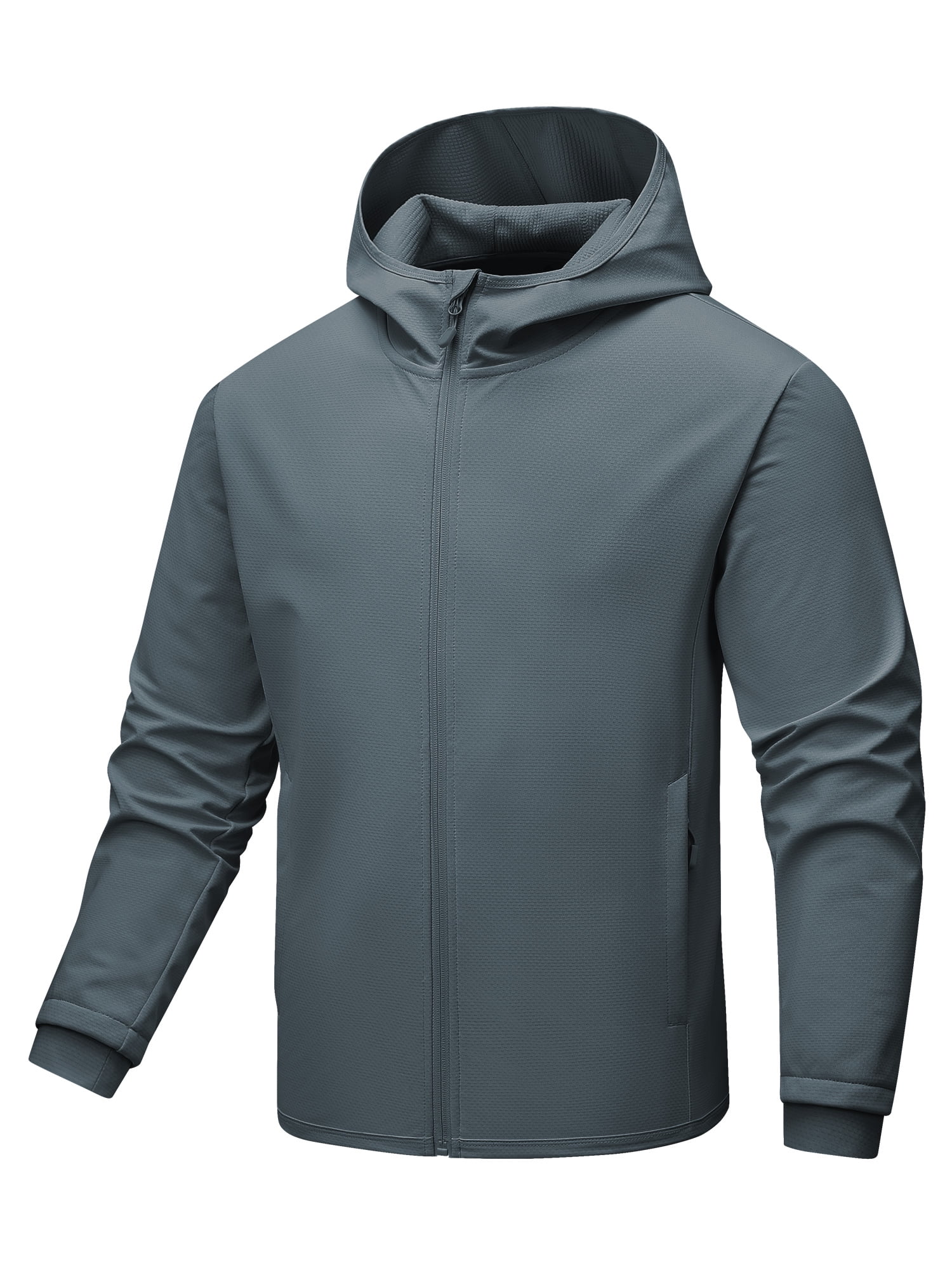 TRYSIL Men's Softshell Jacket Hooded Fleece Lined Lightweight Warm