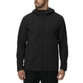thumbnail image 1 of TRYSIL Men's Softshell Jacket Hoodie Fleece Lined Lightweight Warm Rain Waterproof Windbreaker Outdoor Hiking Coat,Size(S-3XL), 1 of 7