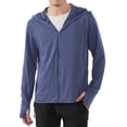 thumbnail image 1 of TRYSIL Mens UPF 50+ Sun Jacket Athletic Lightweight Zip Up Hoodie, 1 of 9
