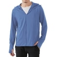 thumbnail image 1 of TRYSIL Mens UPF 50+ Sun Jacket Athletic Lightweight Zip Up Hoodie, 1 of 9