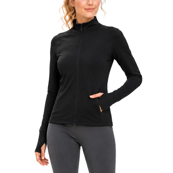 TRYSIL Women's Fleece Jacket Lightweight Warm Full Zip Long Sleeve Workout Running Sweatshirts,Size(XS-4XL)