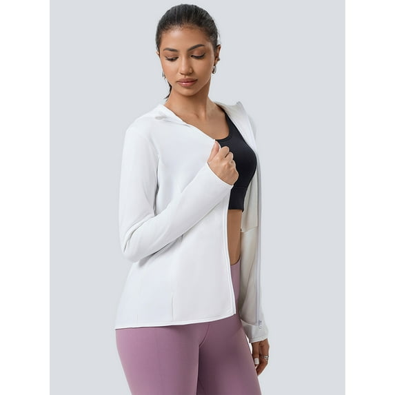 TRYSIL Women's Fleece Jacket Hoodie Athletic Warm Full-Zip Polar Soft Long Sleeve Outdoor,Size(XS-4XL)