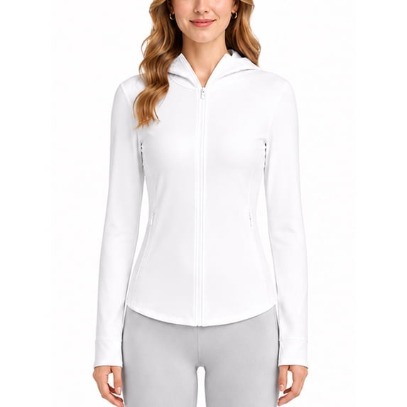 TRYSIL Women's Fleece Jacket Hoodie Lightweight Athletic Warm Full-Zip Polar Soft Long Sleeve Outdoor,Size(XS-4XL)