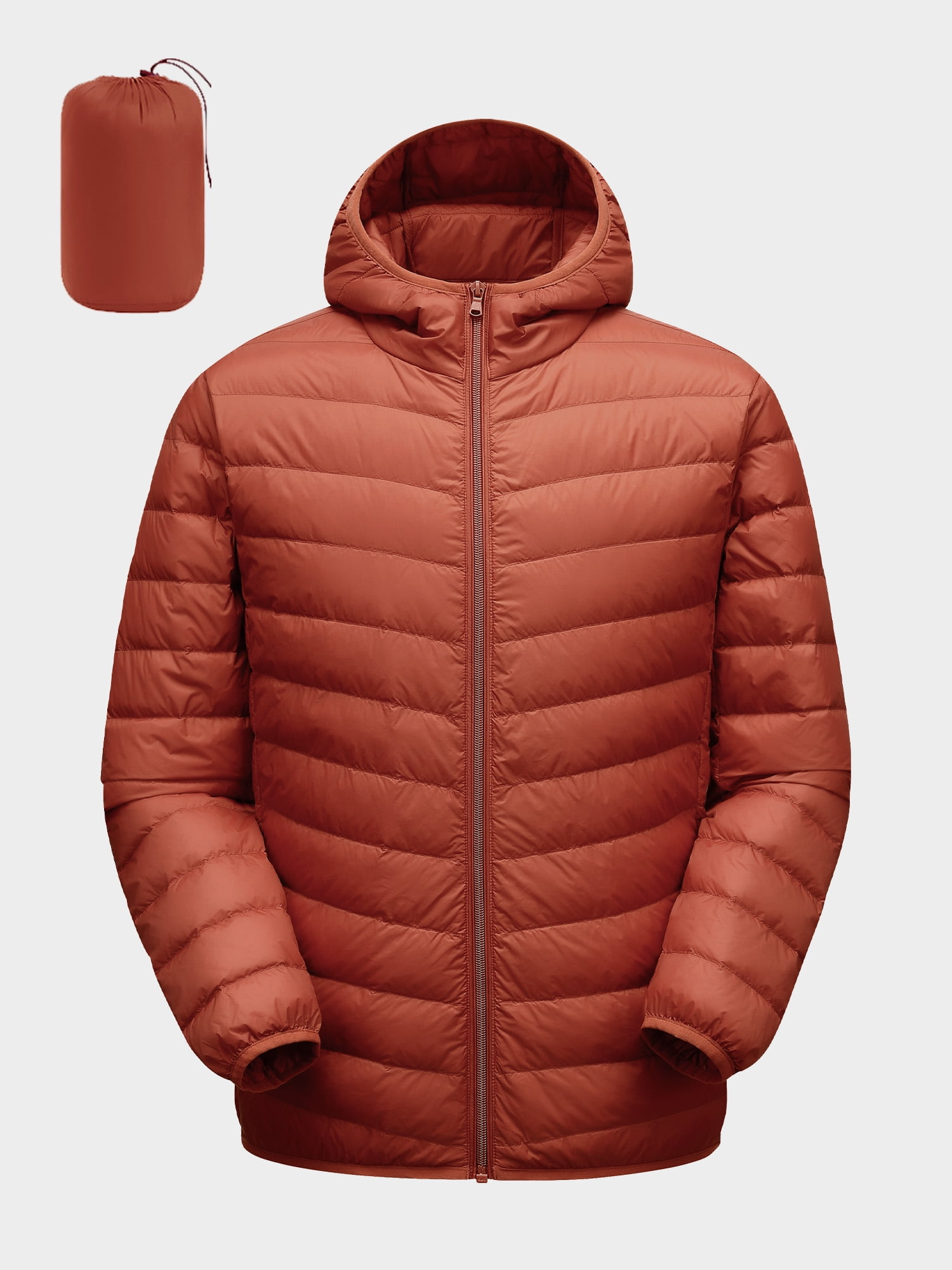 Women's Puffer Jacket Hooded Warm Down Lightweight Full-Zip Packable Quilted Winter Outdoor Coat,Size(S-2XL)