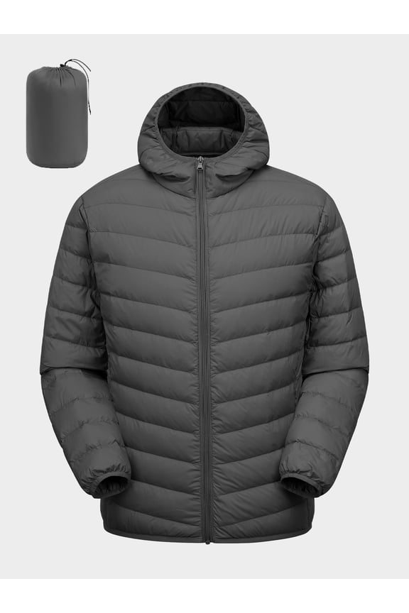 Women's Puffer Jacket Hooded Warm Down Lightweight Full-Zip Packable Quilted Winter Outdoor Coat,Size(S-2XL)