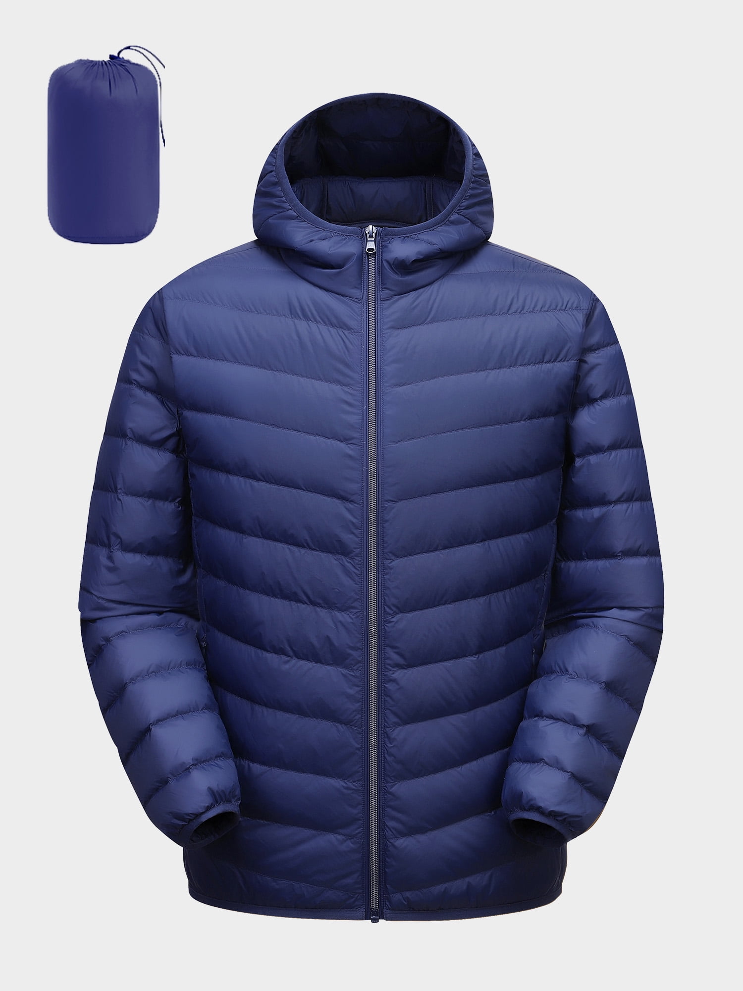 Women's Puffer Jacket Hooded Warm Down Lightweight Full-Zip Packable Quilted Winter Outdoor Coat,Size(S-2XL)