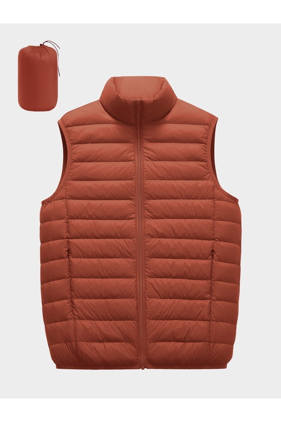 Women's Puffer Vest Warm Down Sleeveless Zip Up Lightweight Packable Quilted Jacket Winter Outerwear Coat,Size(S-2XL)