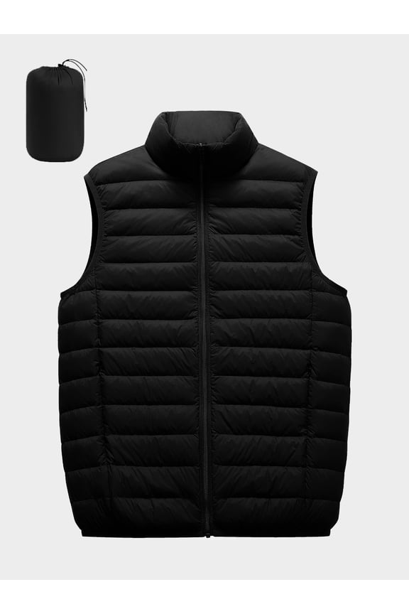 Women's Puffer Vest Warm Down Sleeveless Zip Up Lightweight Packable Quilted Jacket Winter Outerwear Coat,Size(S-2XL)