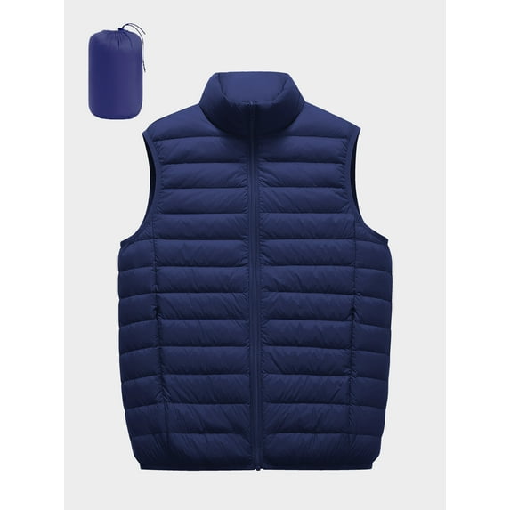 TRYSIL Women's Puffer Vest Warm Down Sleeveless Zip Up Lightweight Packable Quilted Jacket Winter Outerwear Coat,Size(S-2XL)