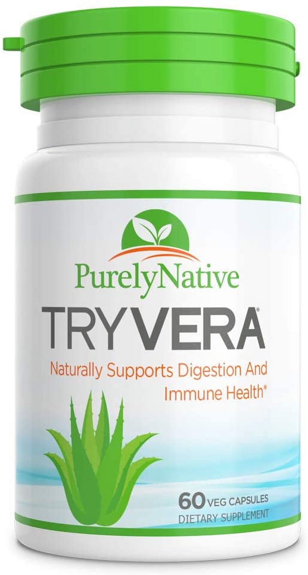 TRYVERA Aloe Vera Supplement Naturally Relieves Bouts of Indigestion