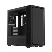 TRYX FLOVA F50 Tempered Glass ATX Mid-Tower Computer Case, Black