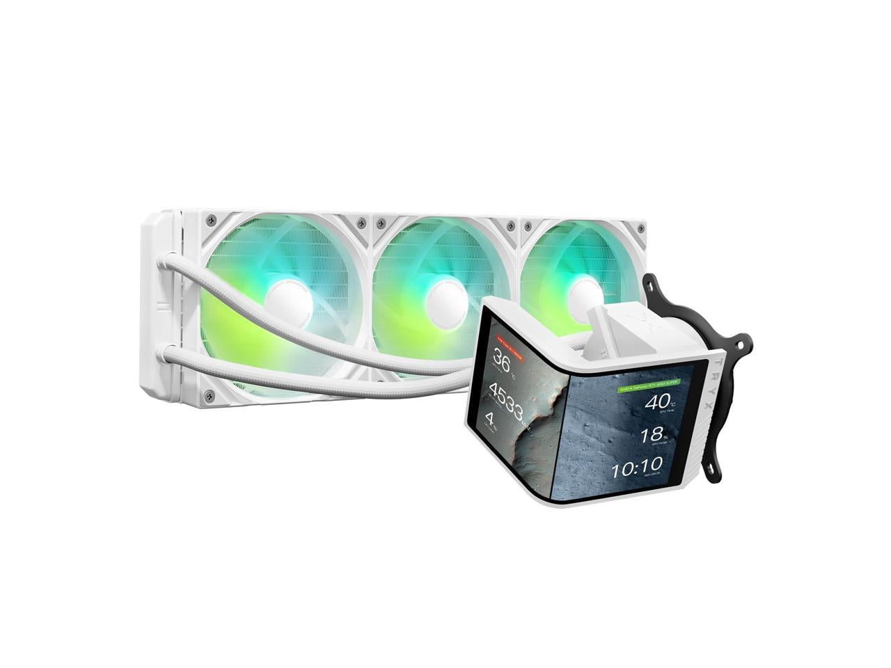 TRYX Panorama SE 360 ARGB White 360mm AIO Rotatable 6.5