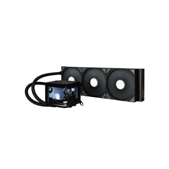 TRYX L-P360N-DS3M-G1K Panorama 360 Muti-Compatible AMOLED L-Shaped3D Anamorphic Display Custom AIO Cooler  Black