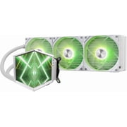 TRYX L-S360A-DM3M-G0K Stage ARGB 360mm AIO Screen3D Display Modes Asetek 7th GenV2 Intel LGA 1851/1700,AMD AM5/AM4-White