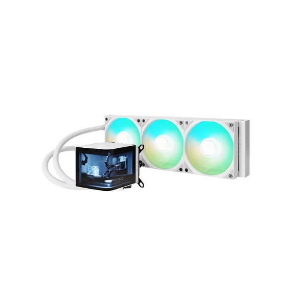 TRYX LP360AAS3MG1W Panorama 360 ARGB 360mm Liquid CPU Cooler - White