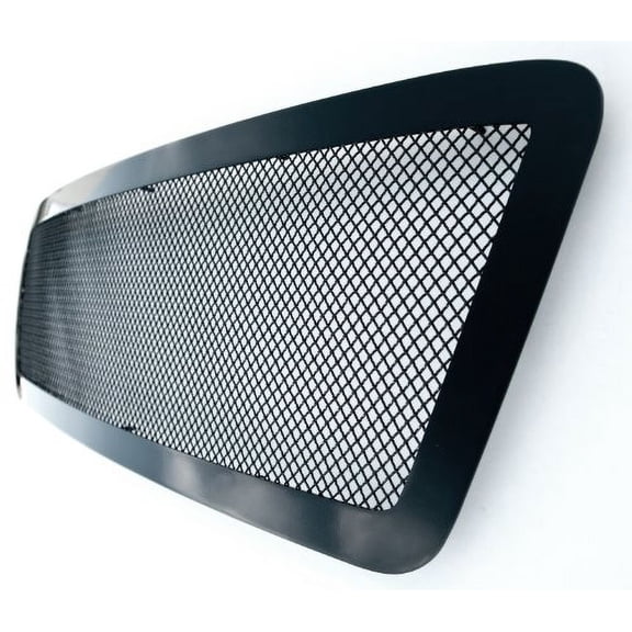 TRex Grilles 51113 Upper Class Large Mesh Steel Black Finish Replacement Grille for Chevrolet Silverado HD