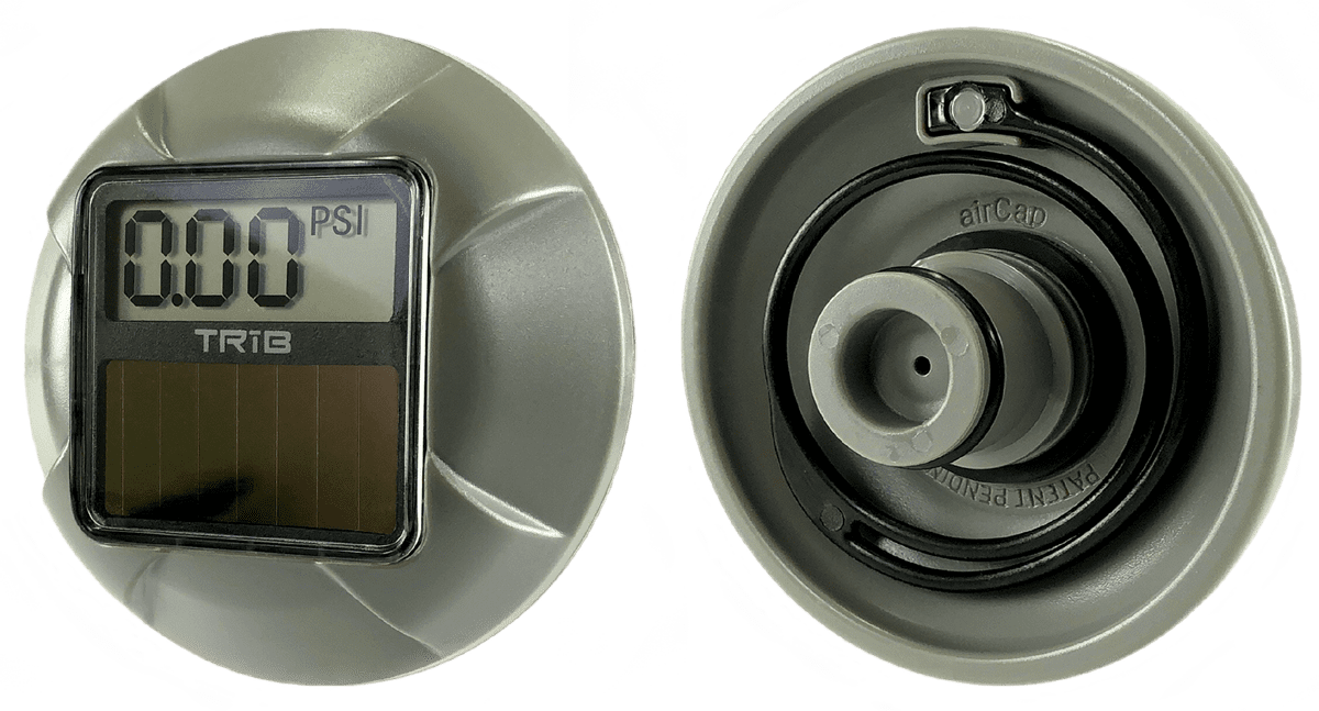 TRiB airCap LF Pressure Gauge for Inflatable SUP, RIB Boat, Kayak, Raft, fits C7/D7 Valves