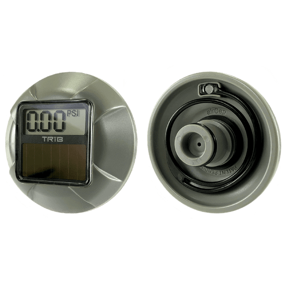 TRiB airCap LF Pressure Gauge for Inflatable SUP, RIB Boat, Kayak, Raft, fits C7/D7 Valves