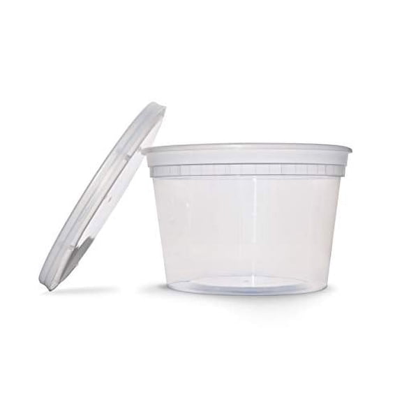 TRiPAK TD40016 Plastic Deli Container with Lid, 16 oz. (Pack of 240)