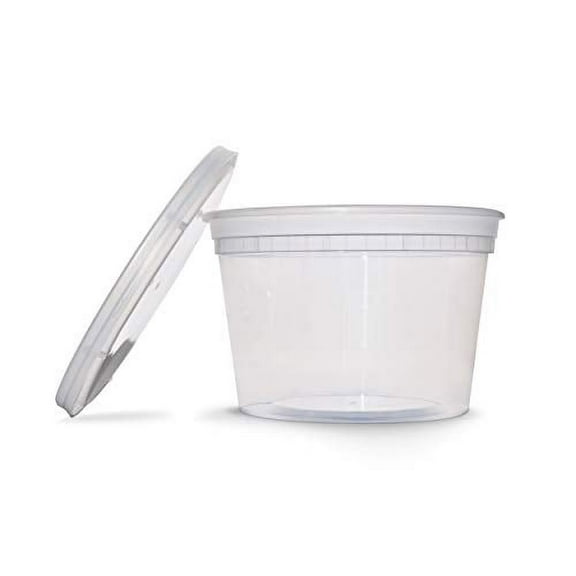 TRiPAK TD40016 Plastic Deli Container with Lid, 16 oz. (Pack of 240)