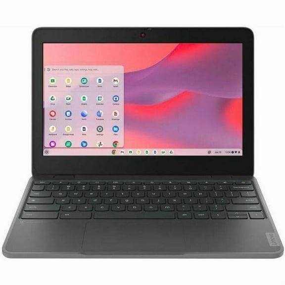 Lenovo 100e Chromebook Gen 4 82W0 - Kompanio 528 up to 2.2 GHz - Chrome OS - Mali-G52 2EE MC2 - 8 GB RAM - 64 GB eMMC - 11.6" TN 1366 x 768 (HD) - Wi-Fi 6 - graphite gray - kbd: English
