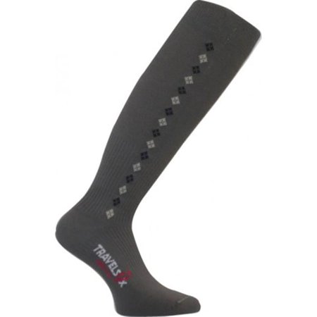 TS 2000 Patented Graduated Compression OTC Socks 10-18 Mmhg, Grey - Medium