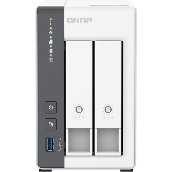TS-216G-US - The Most Affordable 2-Bay 2.5GbE Desktop NAS Equipped with ARM Cortex-A55 Quad-Core CPU Built-in NPU and 4GB DDR4 RAM (Diskless)