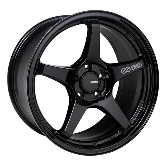 TS-5 18 x 8.5 in. 5 x 114.3 Bolt Pattern 38 mm Offset 72.6 mm Bore Gloss Black Wheel