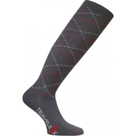 TS 5000 Patented Graduated Compression OTC Socks 10-18 Mmhg, Grey - Medium