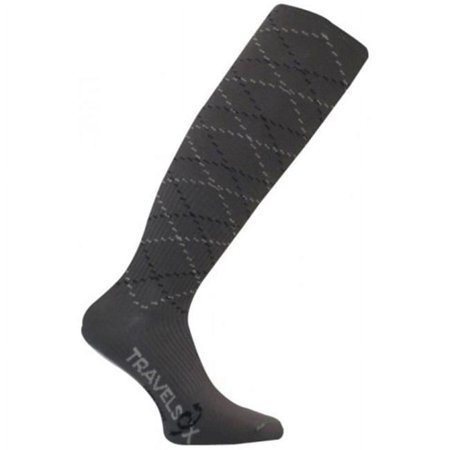 TS 5000W Patented Graduated Compression OTC Socks 10-18 Mmhg, Grey - Small