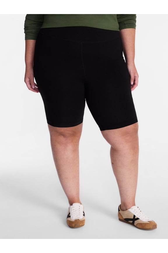 Women's Plus Bike Short with Pocket, Sizes 0X-5X