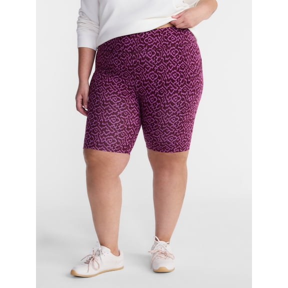 Terra & Sky Women's Plus Size Bike Short Pocket, Sizes 0X-5X