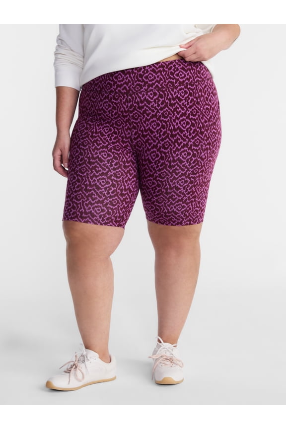 Women's Plus Size Bike Short Pocket, Sizes 0X-5X